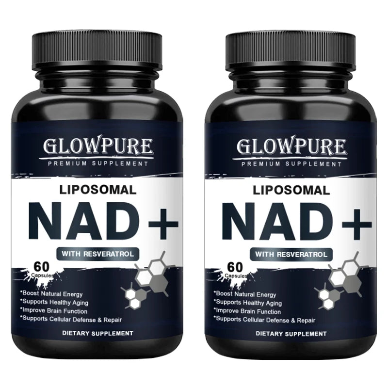 NAD+ Anti-Aging Supplement – Cellular Energy & Immune Booster, Blood Flow Support + Longevity Aid
