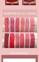 Matte Lip Gloss Set 6 Color Lipstick Smooth And Lasting Display Lip Gloss Waterproof Moisturizing Lipstick Holiday Gift Box Set