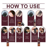 Batana Oil Shampoo Conditioner Cleaning Scalp Oil Control Anti Dandruff Smoothing Prevent Dryness Hair Care Set for Men Women