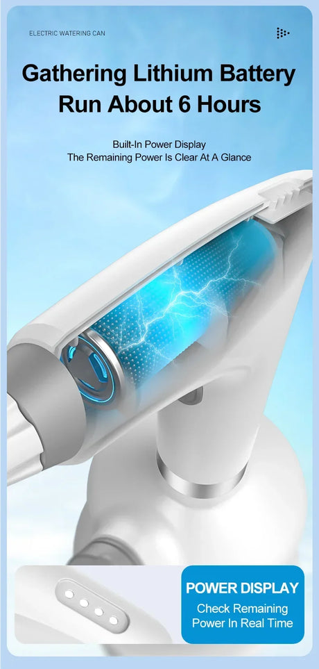 Automatic Watering Fogger Electric Plant Spray Bottle USB Electric Sanitizing Sprayer Hand Watering Machine Plants Garden Tools