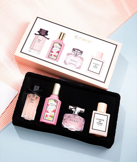 Brand Perfume Women Gift Box Four Piece Set Plant Floral Scent Pheromone Lasting Fragrance Exudes Feminine Charm духи женские