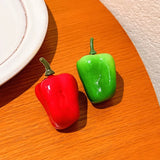 1 Fun Fruit and Vegetable Shaped Duckbill Clip Cute Simulation Fruit Hair Clip Side Clip Women's Broken Hair Clip