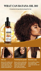 Batana Oil Hair Growth Products Fast Growth Batana Essence Oil Traction Alopecia Anti Hair Loss Baldness Treatment For Men Women