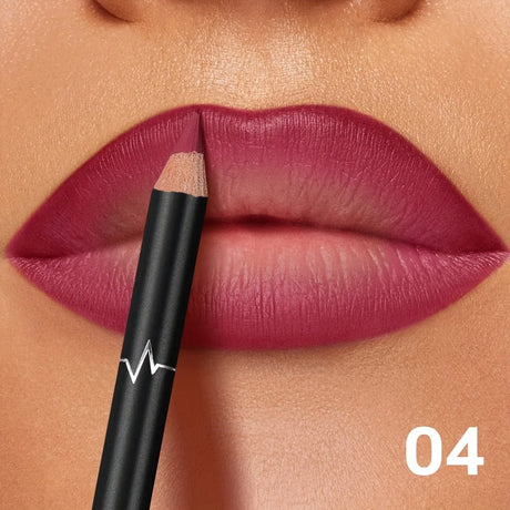 PUDAIER 6 Color Lip Liner, Waterproof Longwear Matte, Transfer-Proof No Smudge, Smooth Glide Lip Contour Pencils
