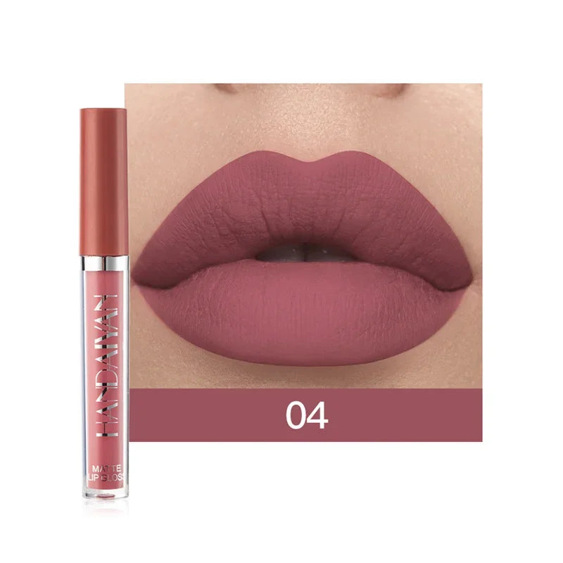 HANDAIYAN 1/6 PCS Lipstick Set Make-up for Women Non Stick Cup Waterproof Long Lasting Cosmetics Korean Makeup Matte Lipstick