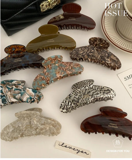 Vintage Hair Clips Korean Hair Clip Large Claw Clip Y2K Accessories Hair Accessories For Women