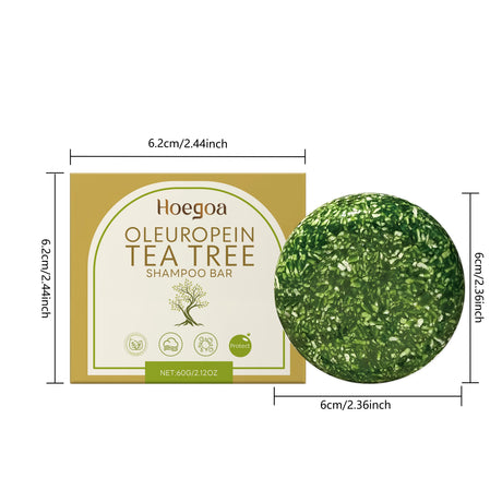 Herbal Dandruff Removal Shampoo Bar Mild Tea Tree Oil Essence Oil Control Scalp Cleansing Hair Care Soap Hair Damaged Repairing