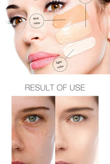 Liquid foundation naturally covers flaws without sticking powder, plain face cream, transparent foundation, conceals blemishes