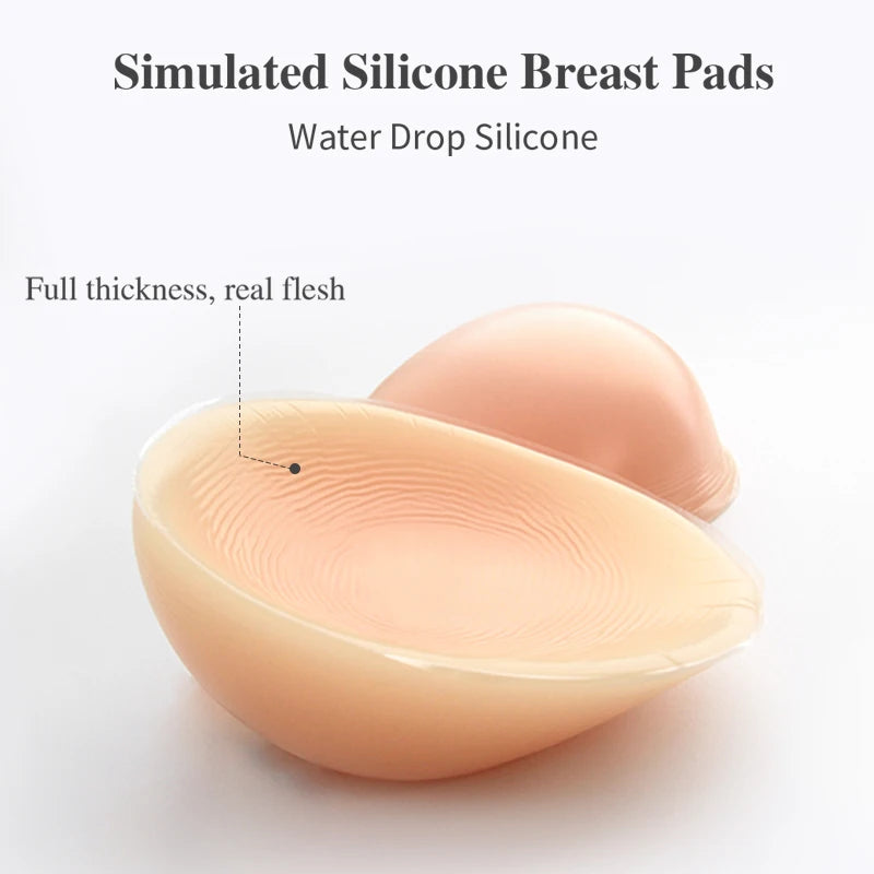 LERVANLA Silicone Breasts Pads Forms Pads Chest Women's Fake Boobs Enhancement Magnify Underwear 2-in-1Breast Becomes Big