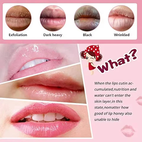Remove Dark Lip Balm Fast Lightening Pink Lip Exfoliating Fade Lip Line Dead Skin Moisturizer Korean Care Products Beauty Health