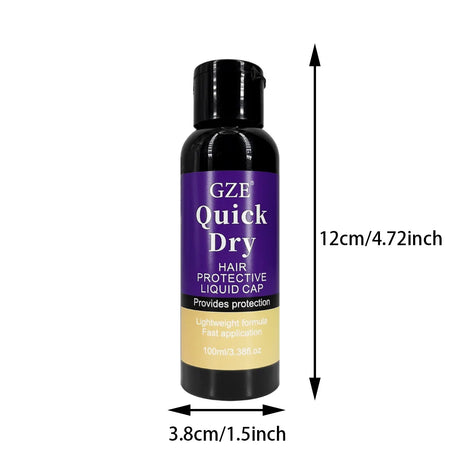 GZE Hair Protective Covering Weave Glue Liquid Protective Shield Quick Weave Protector Leave in Conditioner