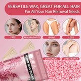 Wax Beans Solid Hair Remover No Strip Depilatory Hot Film Hard Wax Bead Hair Removal for Body Eyebrow Bikini Face Leg