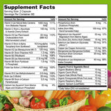 BEWORTHS Multivitamin Capsules with Vitamins & Minerals for Energy Brain Heart Skin Eye Health Immune Support for Women and Men