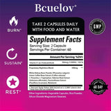 Best Nighttime Fat Burner - Thermogenic Fat Burner, Natural Appetite Suppressant and Metabolism Booster, Immune Health