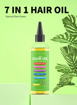 7 In 1 Hair Oil For All Hair Type Rosemary Batana Hair Growth Oil Keratin Biotin Castor Oil Hair Care Oil Beauty Health Product