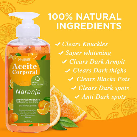 500ML Vitamin C AHA HYALURONIC& NICOTINAMIDE Face Serum Moisturizing Lightening Body Cream
