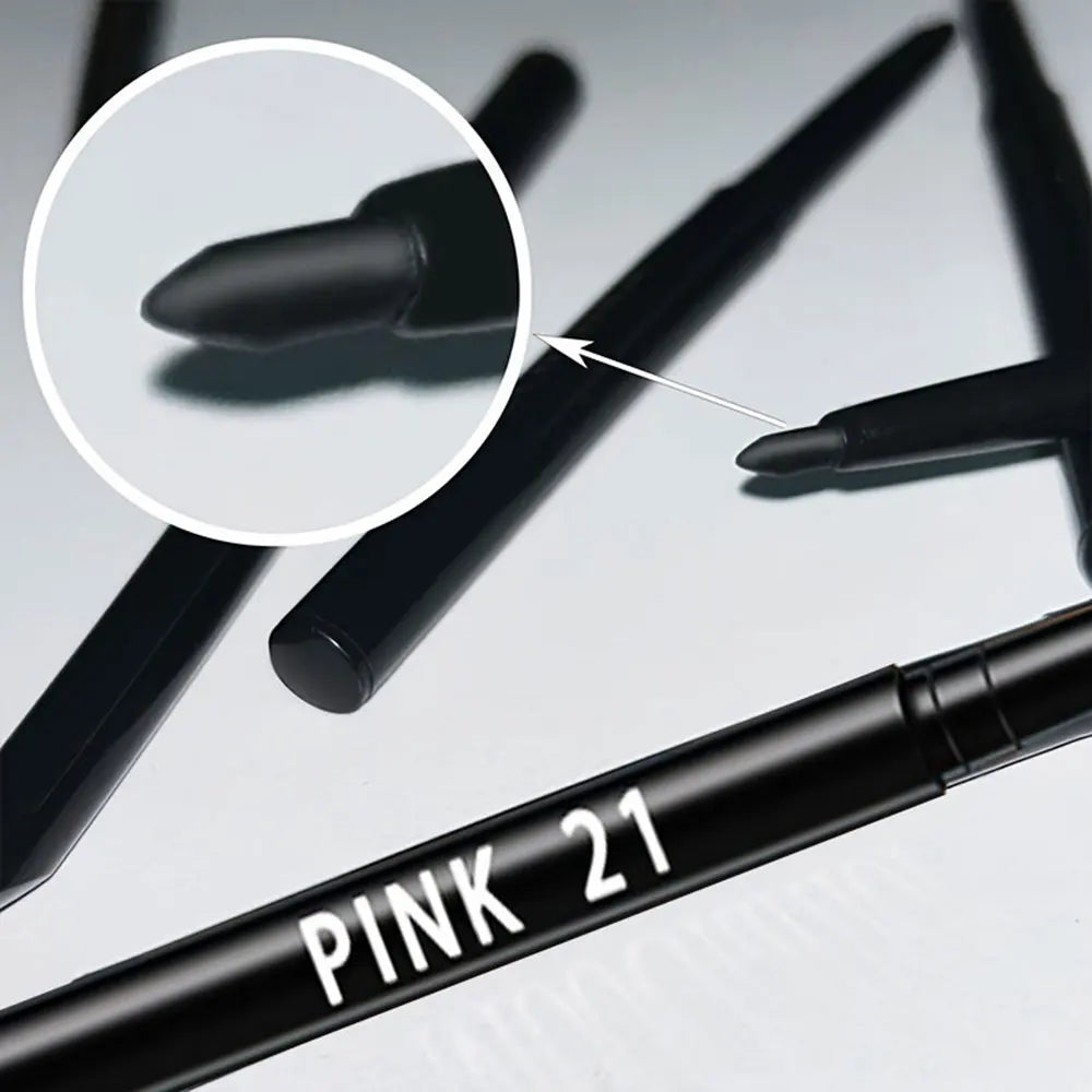 5Pcs Black Eyeliner Pencil Set - Waterproof, Long-Wearing, Easy Twist-up Application for Perfect Eye Makeup