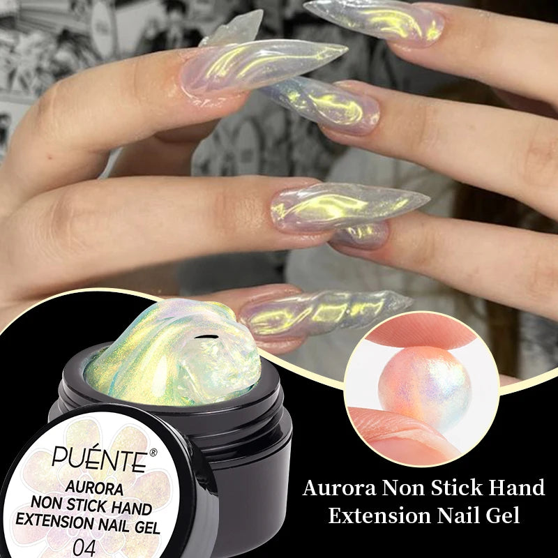 PUENTE 7.5ML Nude Shade Moonlight Cat Magnetic Gel Nail Polish Ultra-Bright Cat Eye Soak Off UV Semi-Permanent Varnish Manicure