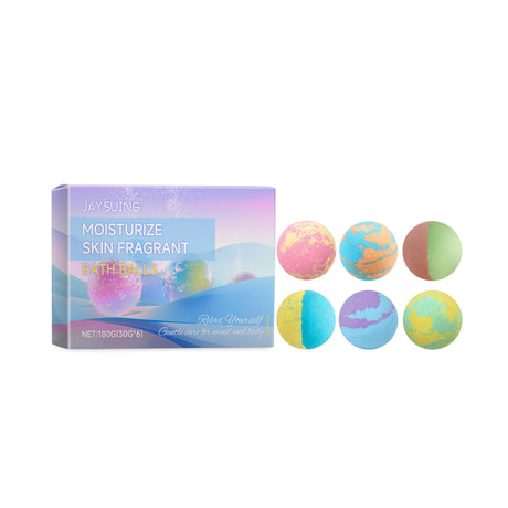 Bath Salt Lasting Fragrance Aromatherapy Floral Scent Exfoliating Moisture Body Wash Cleansing Spa Salt Ball Bubble Bombs Shower
