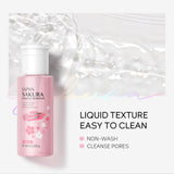 LAIKOU Portable Makeup Remover Lashes Cleansing Liquid Water Lip Eye Gentle Care Make-Up Travel Skin Remover Face Skincare 100ml