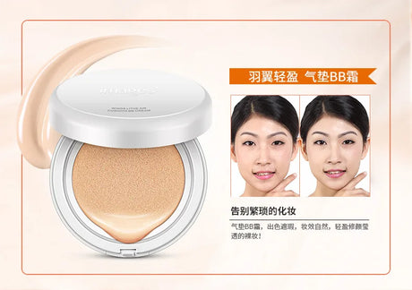 BIOAQUA 1pc Air Cushion BB Cream Isolation BB Nude Concealer Oil Control Moisturizing Liquid Foundation CC Cream (Random Brand)