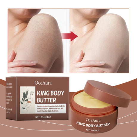 OceAura King Body Butter Body Moisturizer Winter Hydration, Moisturization,  Skincare Relieve Dryness, Softness, 4 oz
