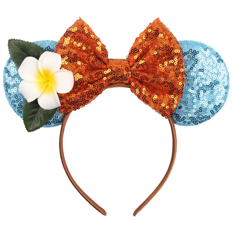 Newest Festival Party Cosplay Mouse Ears Headband 3.3" Ears Glitter Hairband Without Bow For Boys DIY Cartoon Hair Accessories
