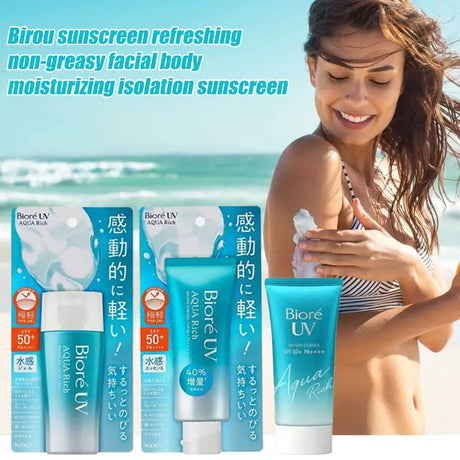 Japan Biore Spf50+ Facial Sunscreen Protector UV Sun Sunblock Cream Korean Moisturizing Protector Whitening Moisturizer Care