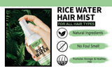 Rice Water Hair Care Spray Moisturizing Nourishing Leave-In Conditioner Women Promotes Strong & Healthy Hair Care Products 2pcs