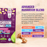1 pack mushroom gummies moisturize the intestines replenish nutrients improve immunity regulate blood pressure be a health food