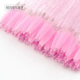 5/50 Pcs Crystal  Mascara Wands Eyelash Brush Spoolies For Eye Lash Extension Eyebrow And Makeup Crystal Makeup Tools