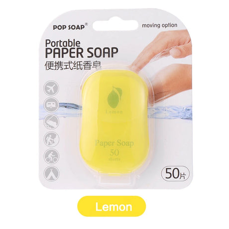 Ultimate Portable Paper Soap Sheets For Outdoor Travel， disposable hand washing travel soap