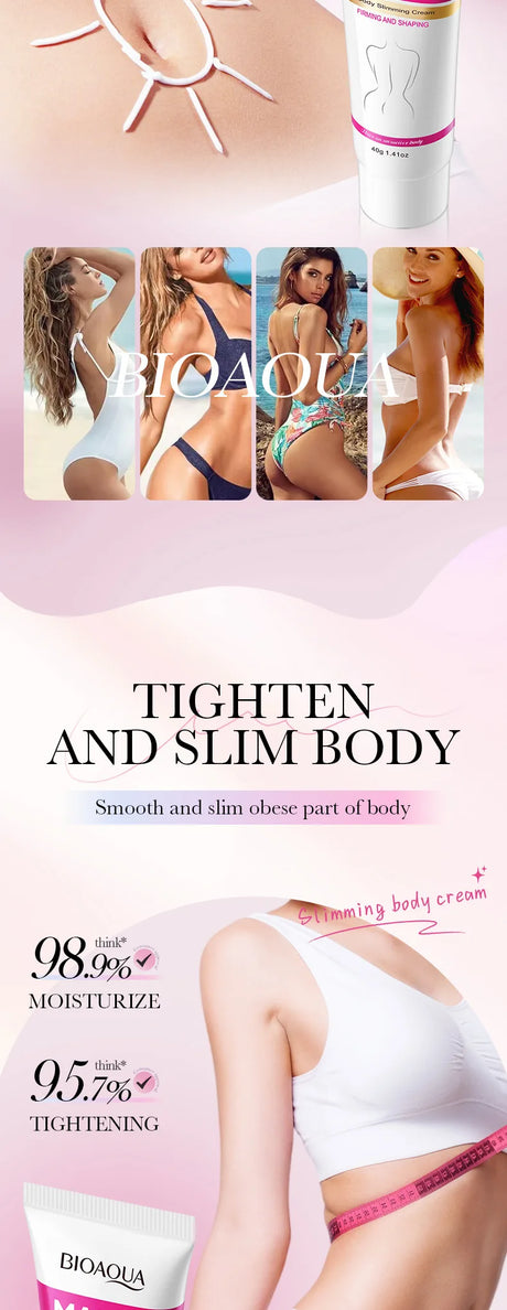 Hot Body Slimming Cream Anti Cellulite Fat Burner Tightens Belly Anti Sagging Sweating Enhancer Abdominal Muscle Shaping Cream