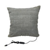 45x45cm USB Electric Cushion Portable Heating Pillow 5-Block Temperature Control Menstrual Cramps Period Pain Relief Heated Pad