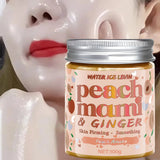 Peach Mami & Ginger Face & Body Cream: Light Texture, Firms/Smooths Skin, Daily Use for Elastic, Nourished & Protected Skin