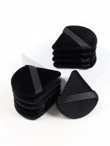 Black Triangle Powder Puff Facial Makeup Sponge Soft Velvet Cosmetics Puff Mixer Beauty Foundation Make-Up Sponge Makeup Access