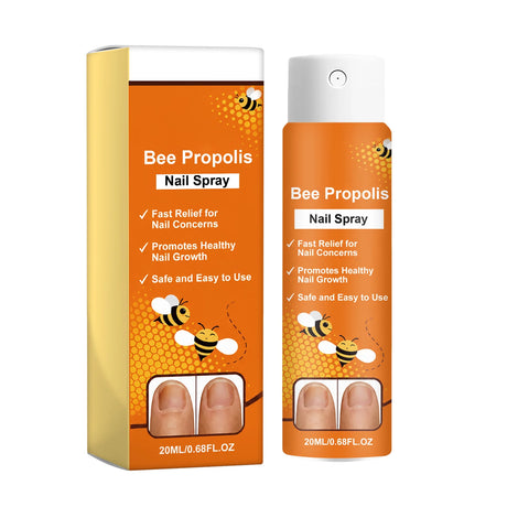 Bee Venom Nail Soothing Spray Nail Repair Treatment for Damaged&Discolored Toenail Moisturizing Nourishing Care for Brittle Nail
