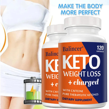 Keto Capsules, Appetite Suppressant, Support Daily Metabolism, Body Management, Detox, Energy & Immune System Wellness