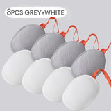 1/2/4/8PCS Soap Foaming Net Bath Mesh Sponge for Shower & Body Wash Exfoliating and Deep Cleaning Scrubber for Bathroom Supplies