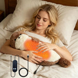 Electric Heating Pad for Period Cramps Plush USB Powered Menstrual Heating Pad Neck Shoulder Pain Relief Gift for Women Wife