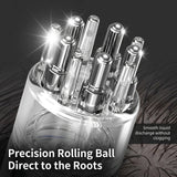 4 In 1 Roller Ball Scalp Applicator Comb Minoxidil Essential Oil Liquid Guide Massage Home Salon Hair Care Tool Set