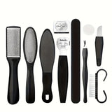 Stainless Steel Pedicure Tool Set Foot Care Kit Foot File Callus Remover Dead Skin Trimming Supplies For Home Personal Foot Spa Daily Maintenance