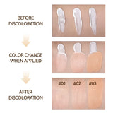 Color-Changing Sunscreen Foundation,Skin Tone Matching,All-Day Long-Lasting Wear,Perfect Base for Flawless Makeup
