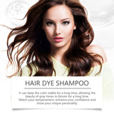 EELHOE Hair Dye Shampoo Nova Hair Instant Dye Shampoo Men Women Quick Easy Safe Hair Color Gray Hair  Coverage Nourish Scalp