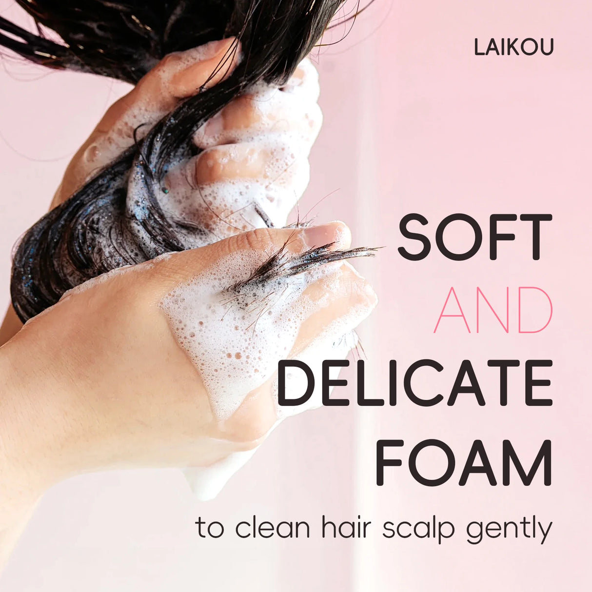 LAIKOU Japan Sakura Shampoo Repair Anti Split Ends Smooth Frizz Dry Hair