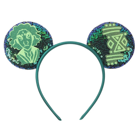 Newest Festival Party Cosplay Mouse Ears Headband 3.3" Ears Glitter Hairband Without Bow For Boys DIY Cartoon Hair Accessories