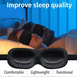 Sleeping Mask Cover Slaapmasker  Blockout Eye Comfort  Blindfold Concave Light with Women Men Aid Eye Travel