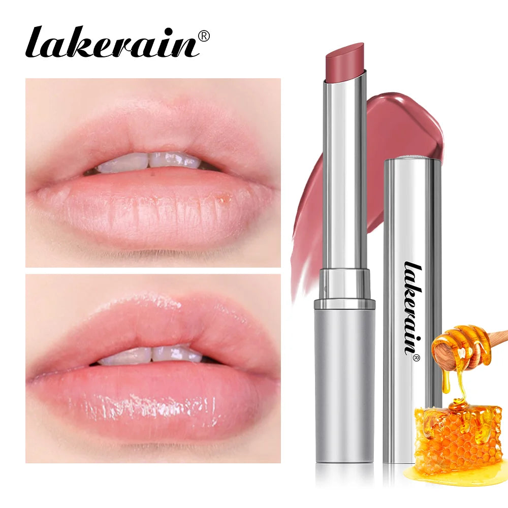 Lakerain Nearly Lipstick Lip Balm Natural Color Creamy Texture Long Lasting Moisturizing  Nourishing Lip Care Gloss Cosmetic