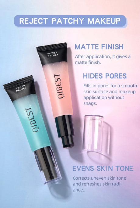 QIBEST Liquid Foundation Cream 30ml For Face High Coverage Makeup Base Oil Control Liquid Pie Foundation Primer Face Makeup New