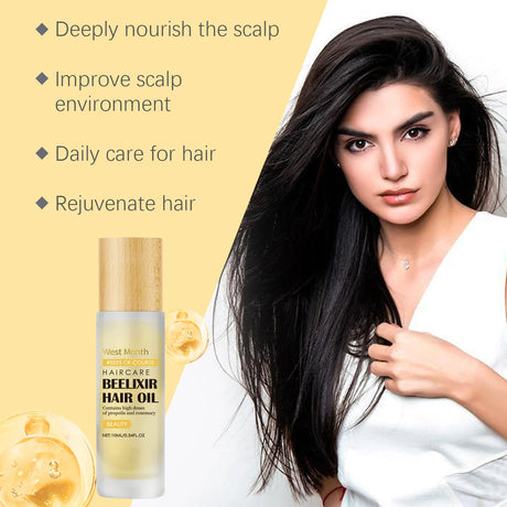 Honey Hair Oil Repair Dry Scalp Damaged Fragile Hair Helps Prevent Hair Loss Breakage Mild Formula Protects Health Hair 10ml